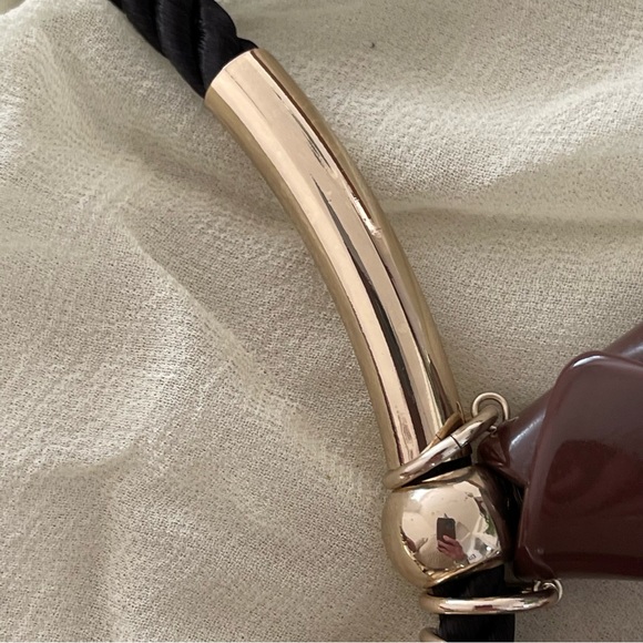 MaxMara Weekend Agate Stone Statement Necklace - Picture 12 of 13